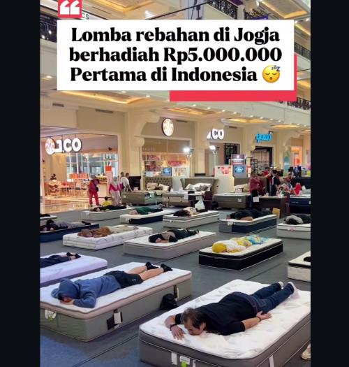Viral Lomba Rebahan ...